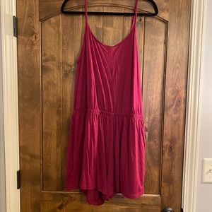 Maroon Romper